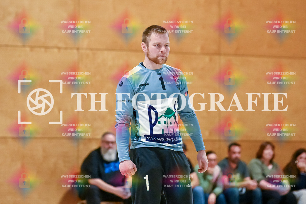 GER, SG Maulburg/Steinen - TuS Ringsheim, Handball, Landesliga Suedbaden, 22. Spieltag, Saison 2024/2025, 23.03.2025 | Rubens Freuschle (SG Maulburg/Steinen, #01)GER, SG Maulburg/Steinen - TuS Ringsheim, Handball, Landesliga Suedbaden, 22. Spieltag, Saison 2024/2025, 23.03.2025Foto: TH Fotografie/Thomas Hess