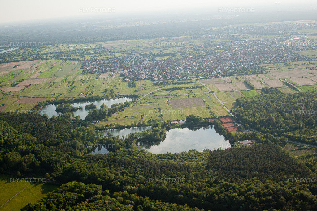 Luftbild: Anglersee im Ortsteil Rot in St. Leon-Rot im Bundesland Baden-Württemberg in Deutschland. Foto: IMG_27669.jpg vom 24.05.2010 durch Werner Riehm/FLY-FOTO.de