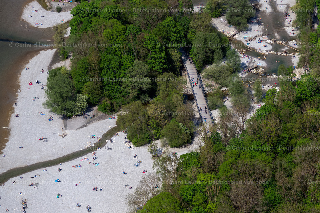 4025052 | Freizeit auf den Flaucher Inseln an der Isar, München