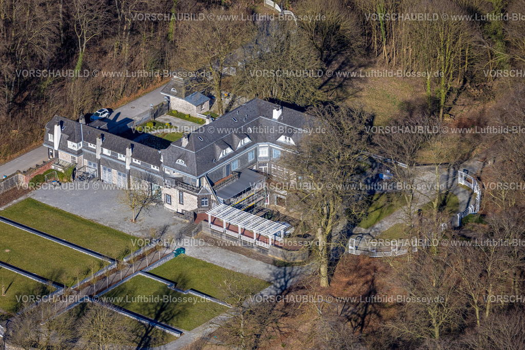 Hagen250302741 | Luftbild, Hohenhof - Jugendstil-Villa des Osthaus-Museums, Emst, Hagen, Ruhrgebiet, Nordrhein-Westfalen, Deutschland