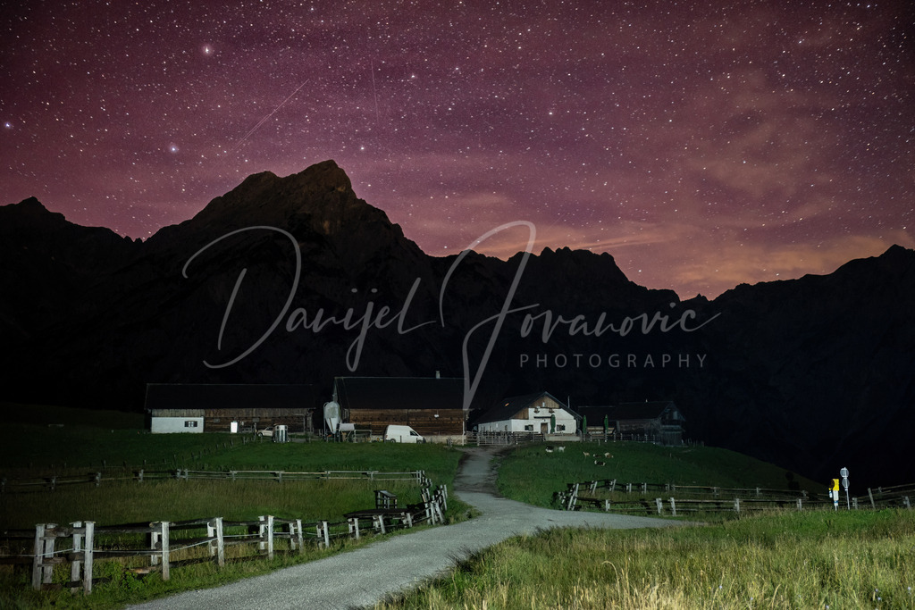 Walderalm | Mit Polarlichtern über dem Karwendel