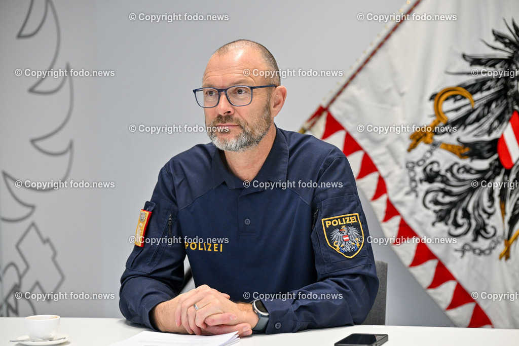 Andreas Pilsl_ Landespolizeidirektor Ooe_ 28.12.2023-21 | 28.12.2023, Landespolizeidirektion Oberoesterreich, AUT, Andreas Pilsl, im Bild Andreas Pilsl (Landespolizeidirektor Ooe)