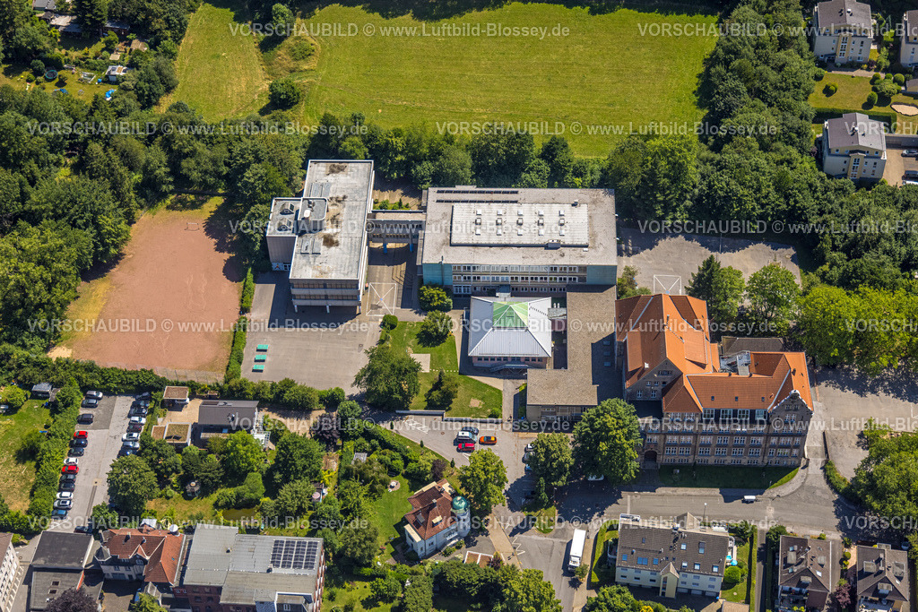 Schwelm230709156 | Luftbild, Märkisches Gymnasium, Schwelm, Ruhrgebiet, Nordrhein-Westfalen, Deutschland