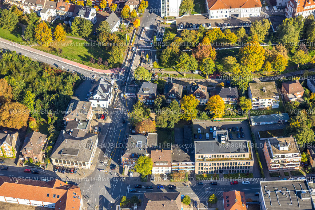 Hamm241007029 | Luftbild, Baustelle an der Südring Parkanlage, Wohngebiet Bismarckstraße, Mitte, Hamm, Ruhrgebiet, Nordrhein-Westfalen, Deutschland