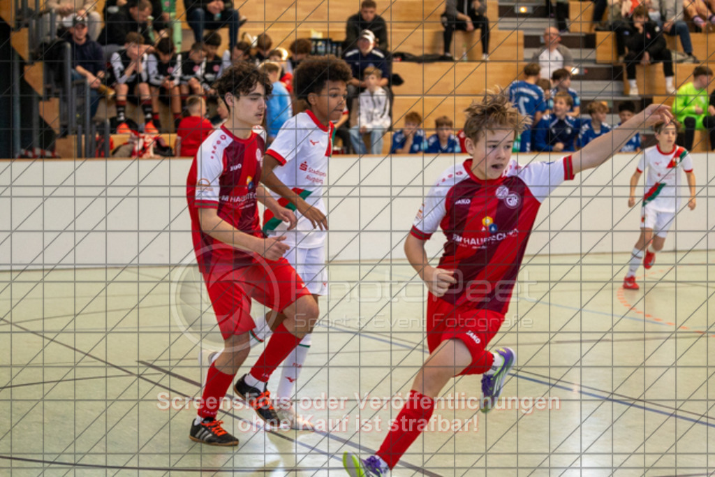20251213_103557_0043 | FC Augsburg - SGM Do/Rei U1427. internationaler Prinzing Junior Cup in der Donzdorfer Lautertalhalle - 13.12.2025,Foto: PhotoPeet-Sportfotografie/Peter Harich
