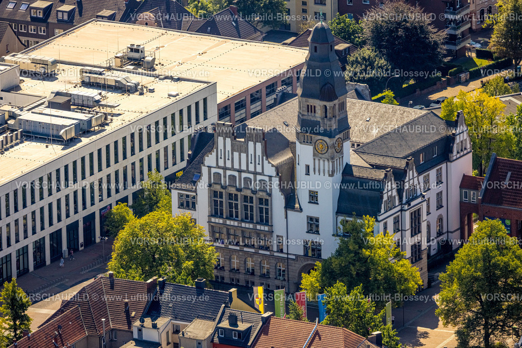 Gladbeck250800626 | Luftbild, Altes Rathaus, Gladbeck, Ruhrgebiet, Nordrhein-Westfalen, Deutschland