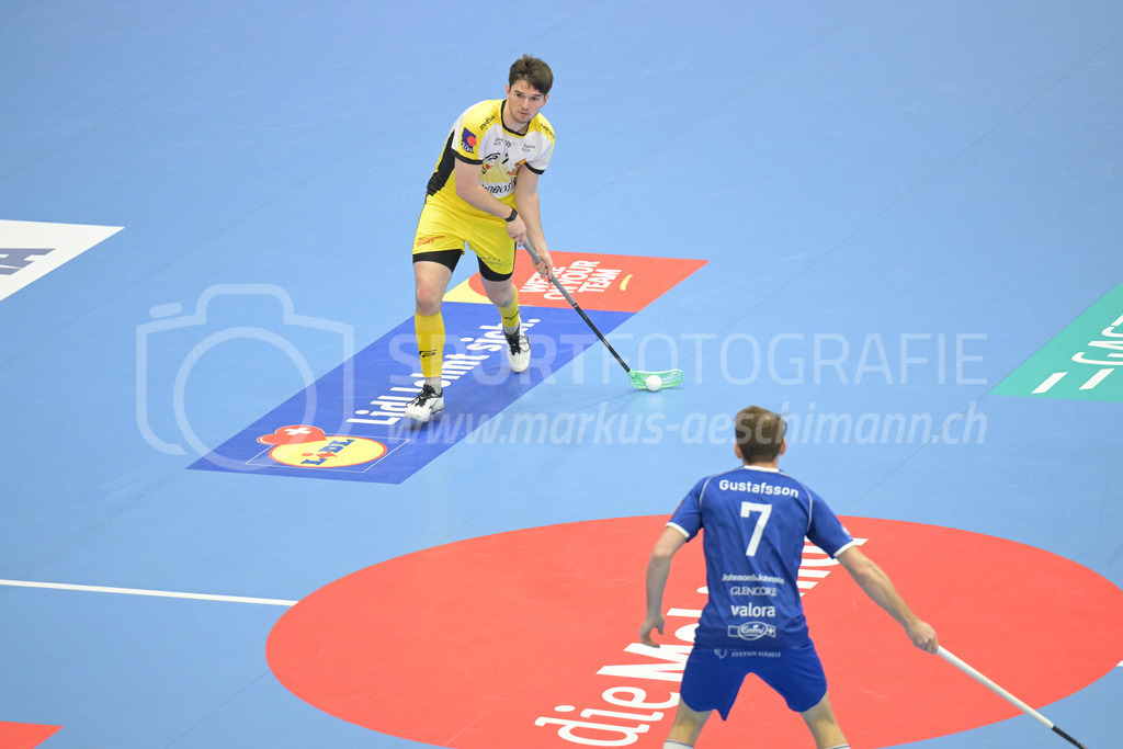 Zug United vs HC Rychenberg - 22. February 2025 | Zug United vs HC RychenbergSporthalle Wankdorf, BernLevin Conrad (#7 HC Rychenberg Winterthur).Bild: Sportfotografie Markus Aeschimann | www.markus-aeschimann.ch - Realisiert mit Pictrs.com