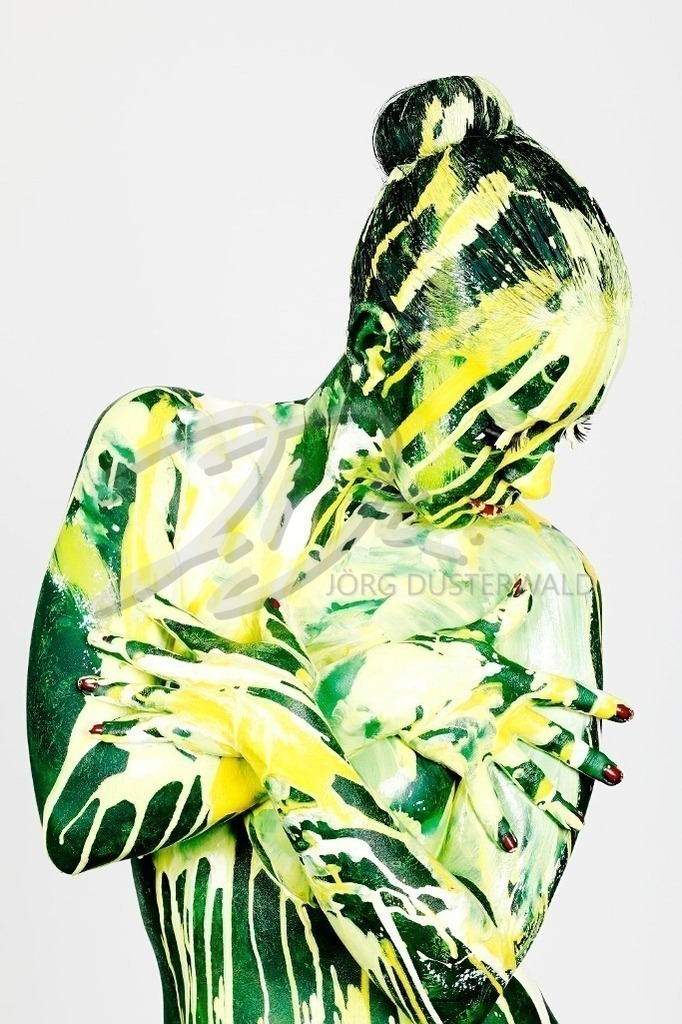 BodyArt-GREENSPLASH_2005 | #002 | Modell: Sugarbabe | Foto: Tschiponnique Skupin - Realisiert mit Pictrs.com