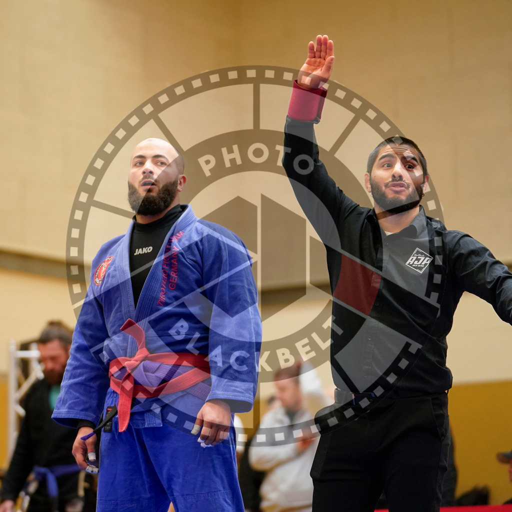 20240203PBB06283 | Fighters compete during the Brazilian Jiu-Jitsu Championship of the AJP Tour in Maintal by Frankfurt am Main, Germany, on February 2, 2024.