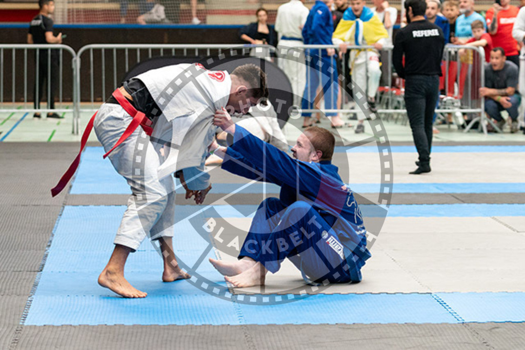 20230826PBB51959 | Fighters compete during the AJP INTLPRO BJJ and grappling competition in Hamburg, Germany, on August 26 2023.