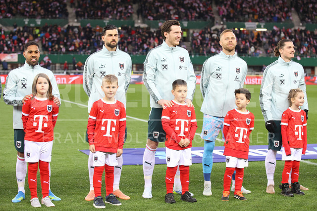 Austria vs Ghana – International Football Match    | VIENNA, AUSTRIA, 27.MAR.26 - SOCCER - OEFB international test match, Austria vs Ghana. The image shows the team of Austria.