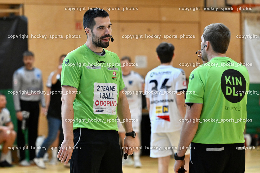 SC Ferlach vs. roomz JAGS Vöslau | MARKOVIC Alen Referee, KLJAJIC Anze Referee, SC Ferlach vs. roomz JAGS Vöslau, SC Ferlach vs. roomz JAGS Vöslau am 08.11.2025 in Ferlach (Ballspielhalle Ferlach), Austria, (Photo by Bernd Stefan)