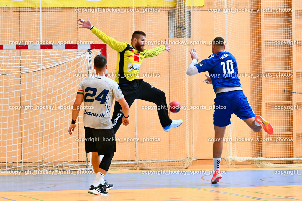 SC Ferlach vs. RK Zagreb 24.8.2023 | #24 Jovanovic Mladan, #96 Konecny Micha Martin, #10 Jakov Gojun