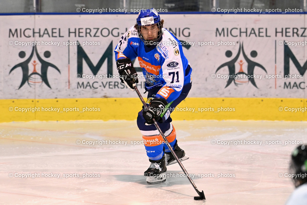 ESC Sparkasse Steindorf vs. LE Kings | #71 Dobnig Elias ESC Steindorf, ESC Sparkasse Steindorf vs. LE Kings, ESC Sparkasse Steindorf vs. LE Kings am 01.11.2025 in Steindorf (Ossiachersee Halle), Austria, (Photo by Bernd Stefan)
