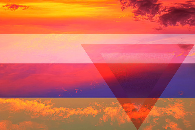 Limbo (Celestial Series) | Celestial contemplates our eternal search for something greater than ourselves. The presence of precise geometric shapes layered over fields of vibrant sunset colors addresses the tension between human intellect and the unknown mysteries of the universe. The viewer is suspended in limbo, between the physical world and the spiritual realm. In the last image of the series, human consciousness transcends from a terrestrial landscape to cosmic awareness. This is a preview image. The original has a resolution of 10630 x 7087 px. - Realisiert mit Pictrs.com