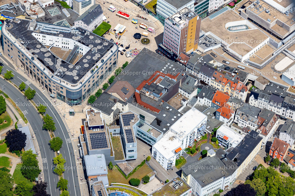 Luftbild Lüdenscheid-5026 | LuftbildfotografiePlatz- Ensemble "Sternplatz" in Lüdenscheid - Realisiert mit Pictrs.com