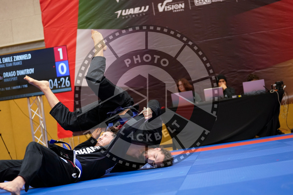 20240203PBB06570 | Fighters compete during the Brazilian Jiu-Jitsu Championship of the AJP Tour in Maintal by Frankfurt am Main, Germany, on February 2, 2024.