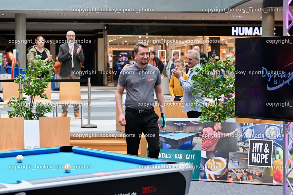Pool Billard Bundesliga 2025 im ATRIO | Manuel Plattner, Pool Billard Bundesliga 2025 im ATRIO, Pool Billard Bundesliga 2025 im ATRIO am 29.03.2025 in Villach (Atrio), Austria, (Photo by Bernd Stefan)