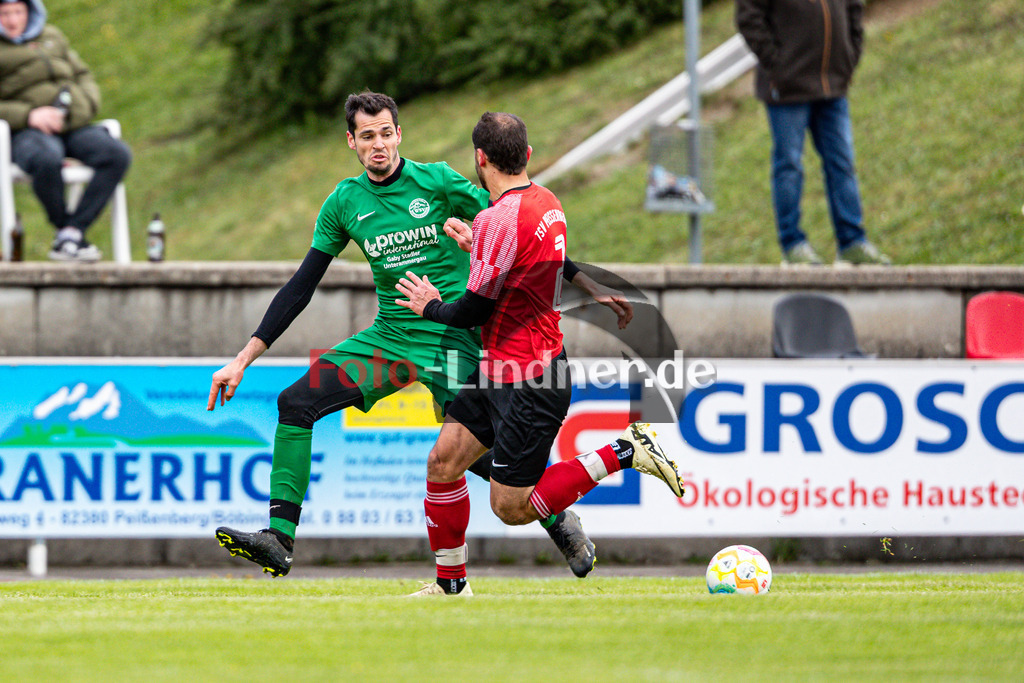 TSV Peißenberg vs WSV Unterammergau | Abstiegs Qualifikationsrunde Kreisliga Gruppe C, TSV Peißenberg vs WSV Unterammergau, 20240420,
Duell zwischen Tobias SPEER (WSVU 2) und Gabriel RAWITZ (TSVP 2),
2024-04-20 in Peißenberg (Sportplatz Peißenberg)
2 Tobias SPEER (WSVU 2), 2 Gabriel RAWITZ (TSVP 2)
Copyright: WolfgangxLindner www.foto-lindner.de
