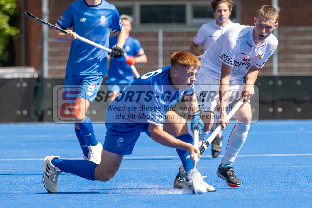 SFE_20230708_0028 | EuroHockey EM U18 Boys Belgium vs Scotland am 08.07.2023 in Krefeld (Gerd-Wellen-Hockeyanlage), Photo: Stephan Fehrmann 2023 (Sports-Gallery)