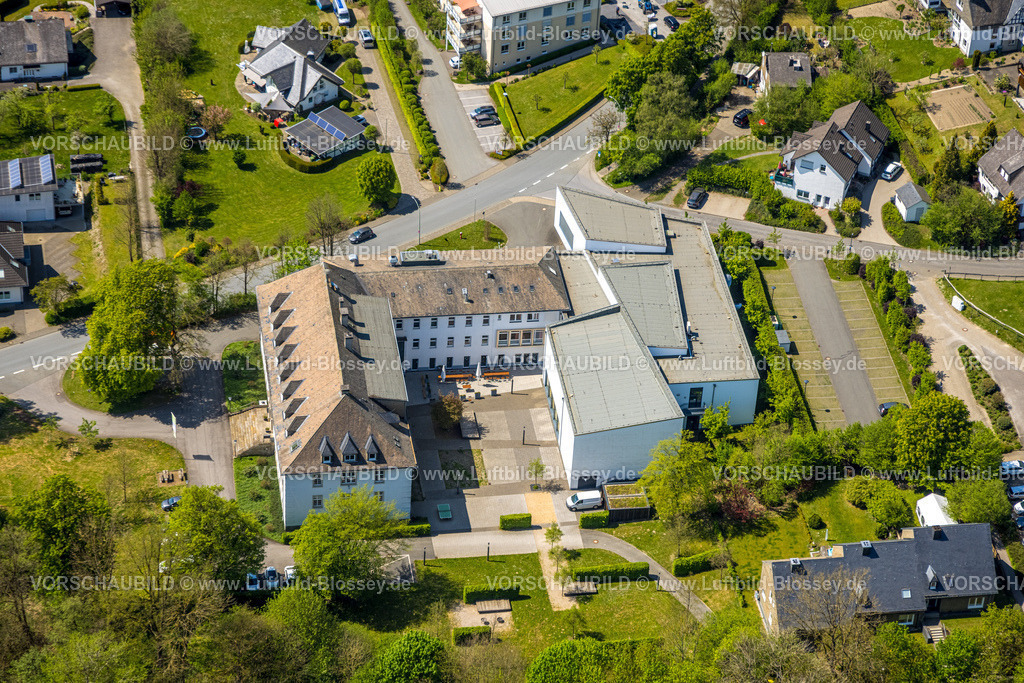 Schmallenberg240505235BadFredeburg | Luftbild, Musikbildungszentrum Südwestfalen Kulturzentrum, Fredeburg, Schmallenberg, Sauerland, Nordrhein-Westfalen, Deutschland