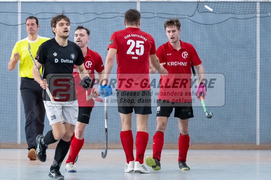HK_20250202_102336 | 2. Bundesliga Halle Herren Club Raffelberg - Schwarz Weiss Köln am 2.2.2025 Halle am Raffelberg, Duisburg ,