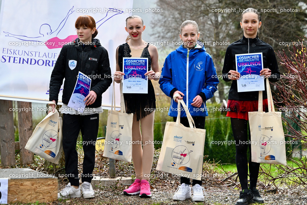 Ossiachersee Pirouette ESC Steindorf 31.3.2024 | Ossiachersee Pirouette ESC Steindorf 31.3.2024, Ossiachersee Pirouette ESC Steindorf am 31.03.2024 in Steindorf (Ossiachersee Halle), Austria, (Photo by Bernd Stefan)
