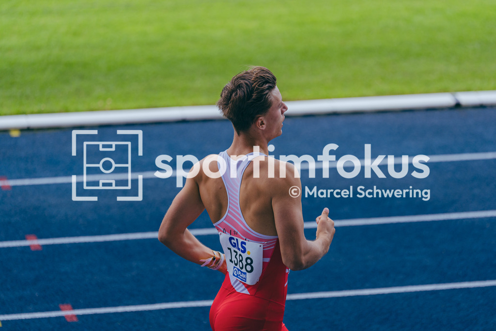 DM U23 U18 Bochum 2026 | Niklas Stephan (SV Lok Blankenburg 1949) bei den Deutschen Meisterschaften der U18 &amp; U23 2026 im Lohrheidestadion in Bochum-Wattenscheid. - Realisiert mit Pictrs.com