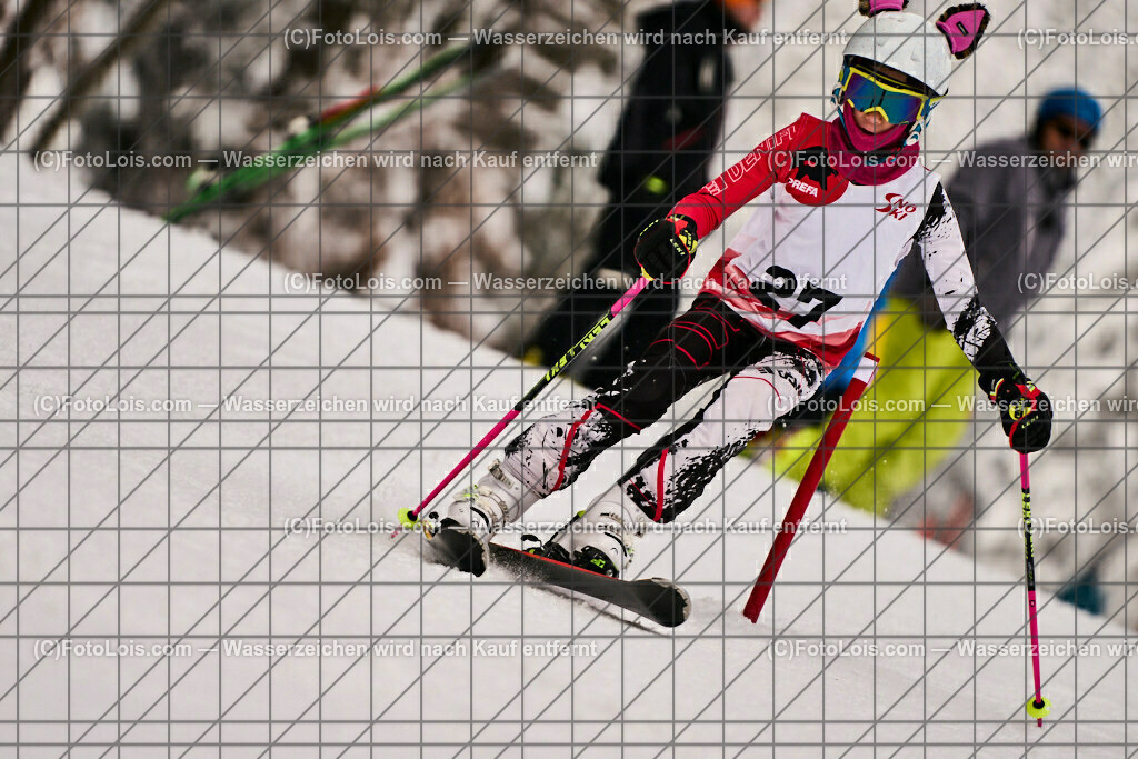 ALP5558_NOe-Kindervergleichskampf_Binder-Neuhold Mia | (C)FotoLois.com, Alois Spandl,  NÖ Kindervergleichskampf, SLALOM, Annaberg-Reidl, So 29. Jänner 2023.