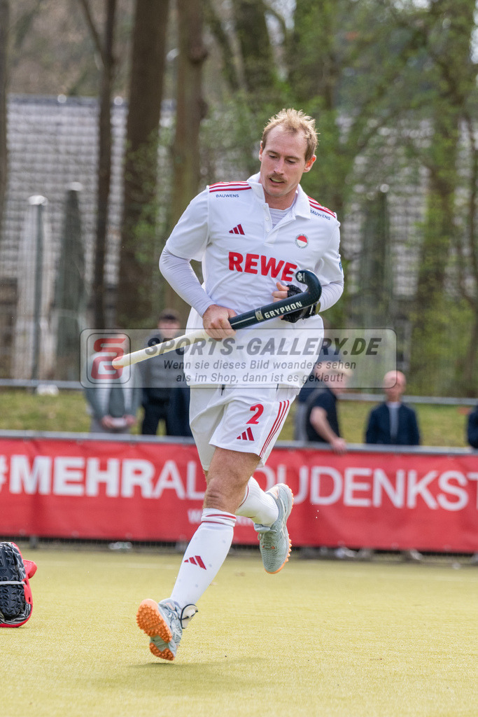 SFE_20250323_0121 | Köln, Deutschland, 23.03.2025:  Hockey 1. Bundesliga Herren Rot-Weiss Köln - Berliner HC im KTHC Stadion Rot-Weiss Köln Tennis and Hockey Club am 23.03.2025 in Köln, Deutschland. (Foto von Stephan Fehrmann)Köln, Germany, 23.03.2025: Hockey 1. Bundesliga Herren Rot-Weiss Köln - Berliner HC in KTHC Stadion Rot-Weiss Köln Tennis and Hockey Club at 23.03.2025 in Köln, Deutschland. (Foto from Stephan Fehrmann)