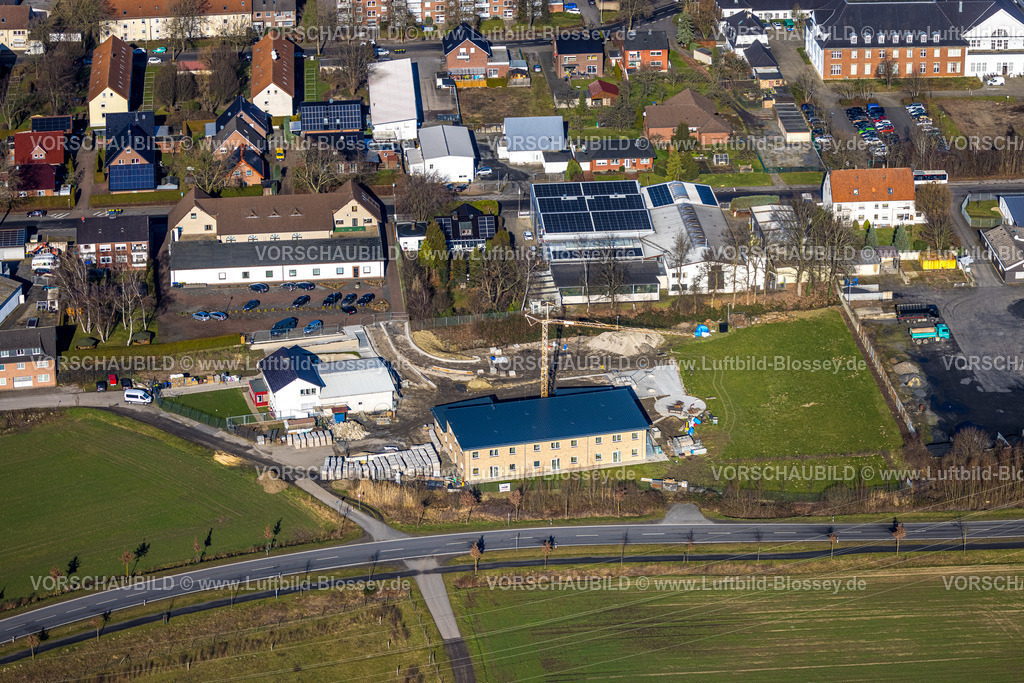 Selm230205465 | Luftbild, Baugebiet an der Industriestraße, Selm, Münsterland, Nordrhein-Westfalen, Deutschland