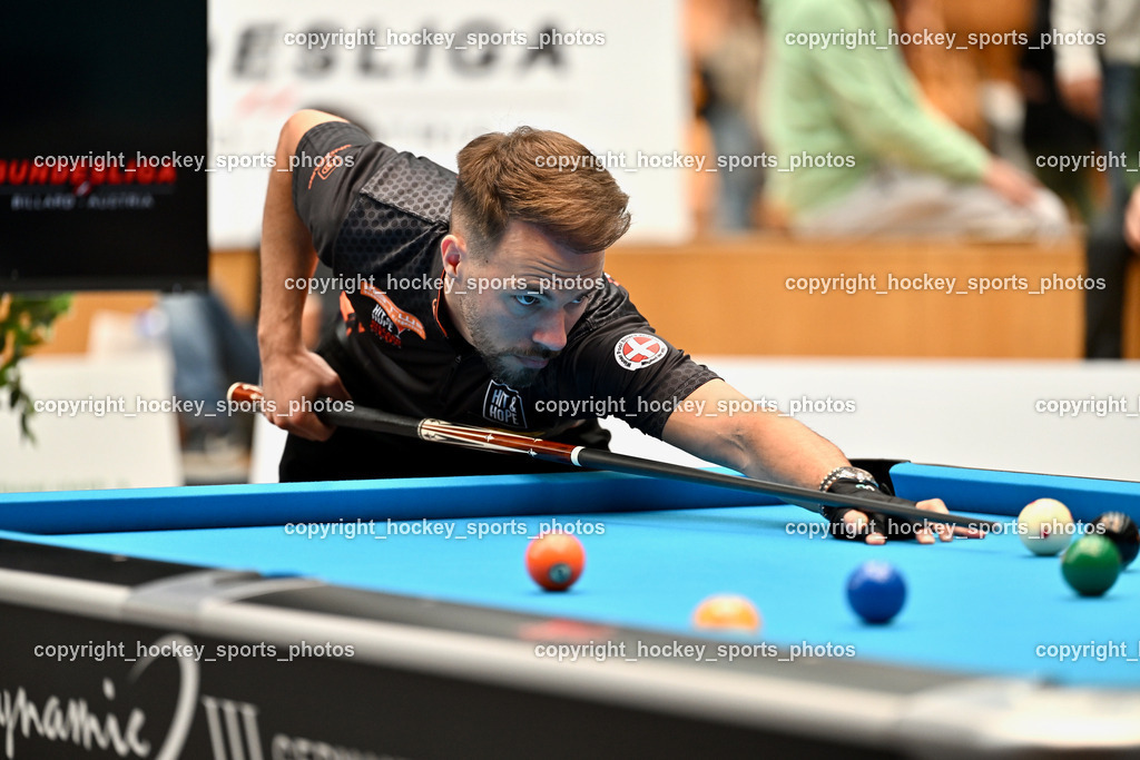 Pool Billard Bundesliga 2025 im ATRIO | Albin Ouschan, Pool Billard Bundesliga 2025 im ATRIO, Pool Billard Bundesliga 2025 im ATRIO am 29.03.2025 in Villach (Atrio), Austria, (Photo by Bernd Stefan)
