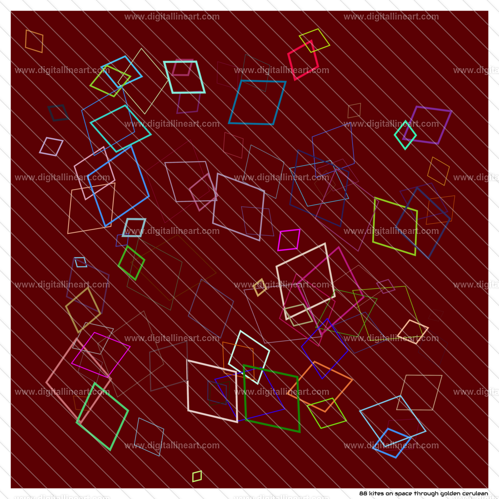 88-kites-space-through-golden-cerulean | digitallineart - Realisiert mit Pictrs.com