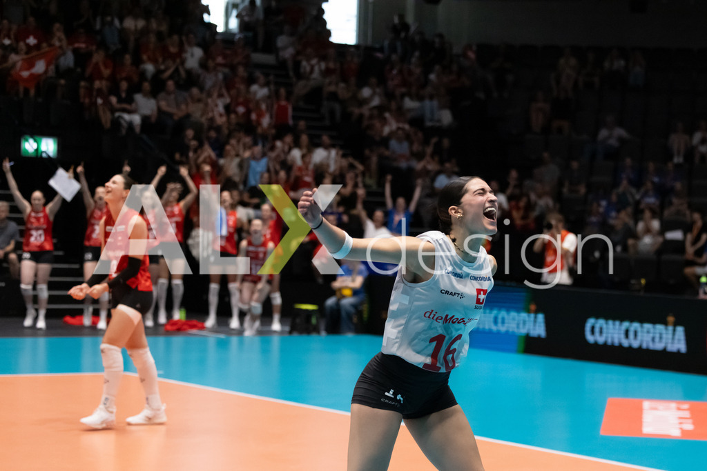 Austria v Switzerland - CEV European League Women | KRIENS, SWITZERLAND - JUNE 14: FABIANA MOTTIS of Switzerland during the CEV European League match between Austria and Switzerland at Pilatus Arena on June 14, 2026 in Kriens, Switzerland. - Realisiert mit Pictrs.com