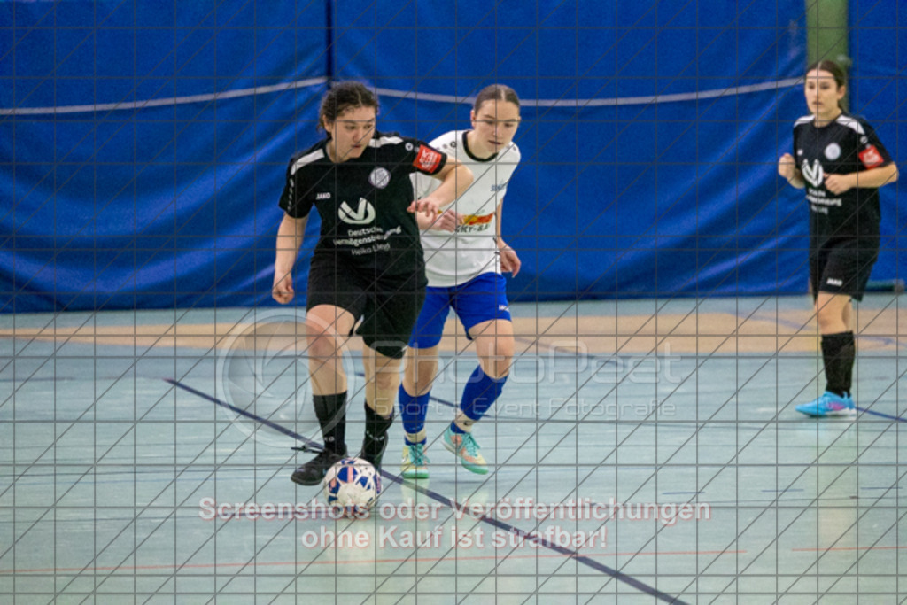 20260110_154628_0092 | SGM Wendlingen-Ötlingen vs. 1.FC Donzdorf II, Spiel um Platz 3Frauen-Hallenbezirksmeisterschaft in der Donzdorfer Lautertalhalle - 10.01.2026,Foto: PhotoPeet-Sportfotografie/Peter Harich