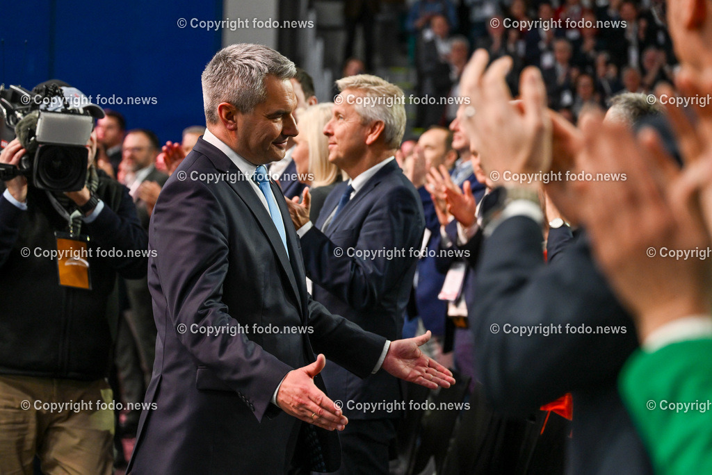 Der Oesterreichplan_ OeVP_ Wels_ 26.01.2024-117 | 26.01.2024, Wels, AUT, ÖVP, Der Österreichplan, im Bild BK Karl Nehammer (VP, Bundeskanzler)