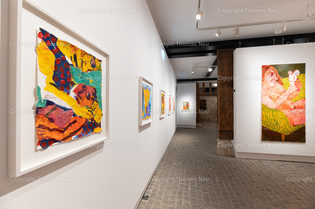 Museum_Bensheim_Shanee_Roe_Fotografie-Thomas-Neu | Museum Bensheim, Die Künstlerin Shanee Roe in ihrer Ausstellung „Playdate“ im Museum Bensheim an der Bergstraße.Bild: Thomas Neu