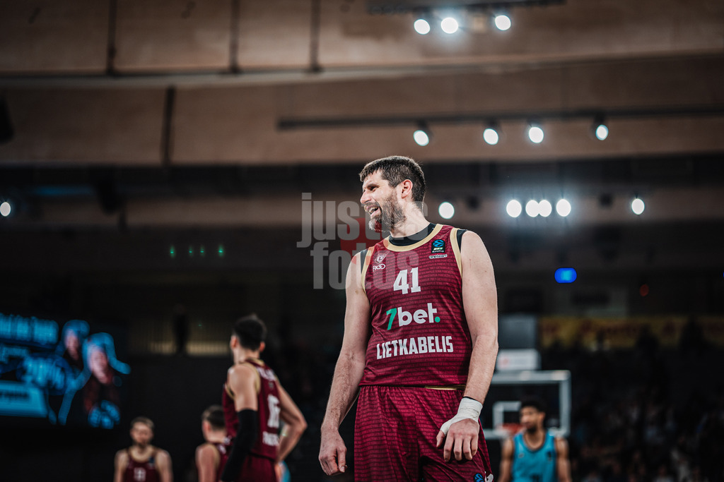 Basketball | Männer | Saison 2024/2025 | BKT EuroCup | Veolia Towers Hamburg vs. 7Bet-Lietkabelis Panevezys | 21.01.2025 | Dorde Gagic (#41, BC 7Bet-Lietkabelis Panevezys)
