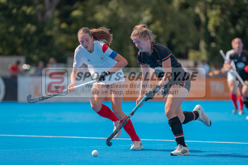 HK_20230710_2-63 | Euro Hockey WU18 France - Germany Championship Girls &amp; Boys am 10.7.2023 CHTC , Krefeld ,