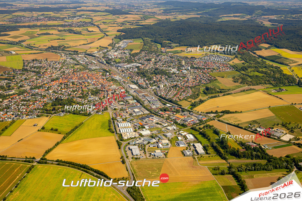 Das Luftbild zeigt :  Eppingen - Die Luftaufnahme wurde 2024 vom UL-Flugzeug aus erstellt ( keine Drohne ) - Hochauflösende Luftaufnahme - Für grossformatige Ausdrucke geeignet. Die Geschenkidee !Mit Lizenz und Bildrechte bestellbar