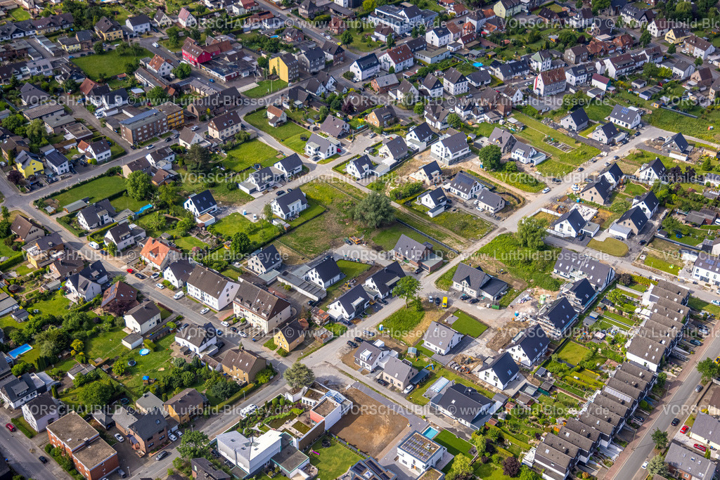 Hamm220501207 | Luftbild, Ortsansicht Lohauserholz, Michaelstraße Ecke Jakobstraße, Pelkum, Hamm, Ruhrgebiet, Nordrhein-Westfalen, Deutschland