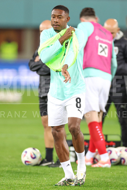 UEFA Europa League 2025/26: SK Sturm Graz vs SK Brann | Graz, Austria, 29.JAN.26 - SOCCER - UEFA Europa League, SK Sturm Graz vs SK Brann Bergen. The image shows David Alaba (AUT).