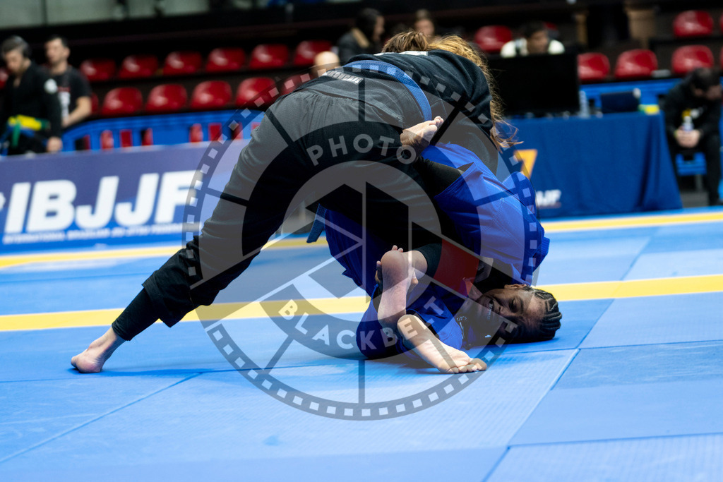 20240121PBB5081 | Fighters compete during the second day of the IBJJF European Championship in Paris, France, on January 21, 2024.