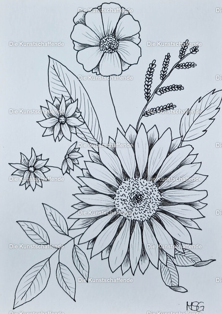 The ArtCreator--6 | Kunstdruck von handgemalter Postkarte. | Art print from hand painted postcard. - Realisiert mit Pictrs.com