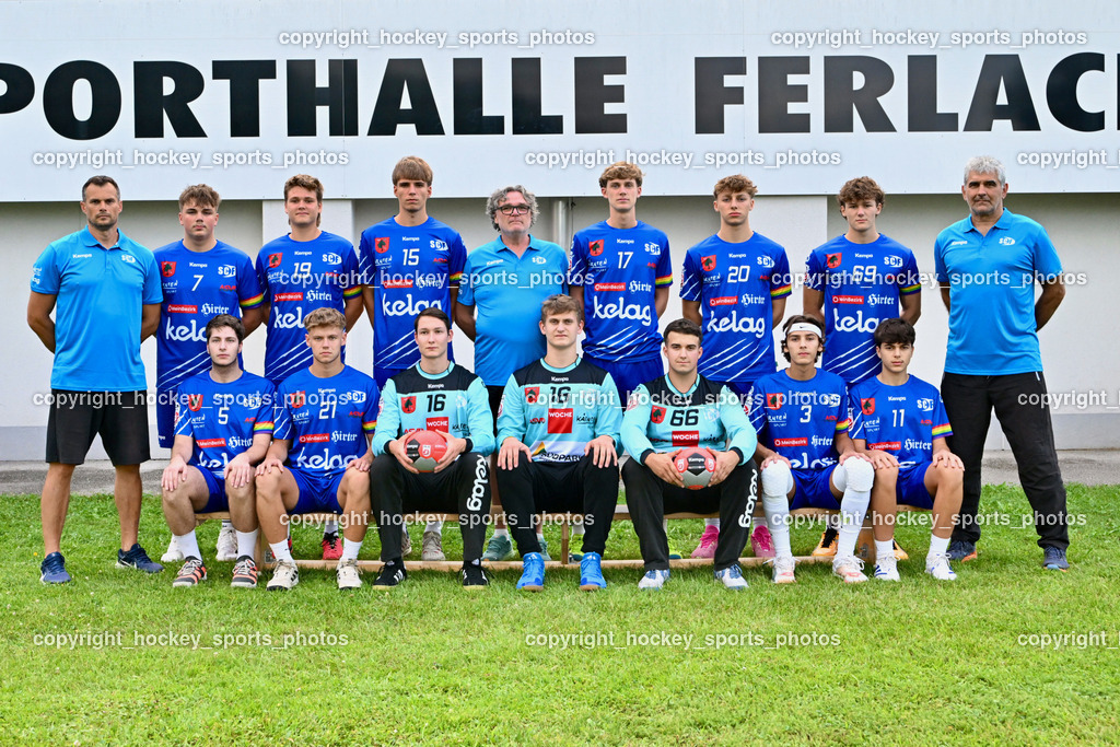 SC Ferlach Media Day | Mannschaftsfoto SC Ferlach Future Team , SC Ferlach Media Day, SC Ferlach Media Day am 19.08.2024 in Ferlach (Ballspielhalle Ferlach), Austria, (Photo by Bernd Stefan)
