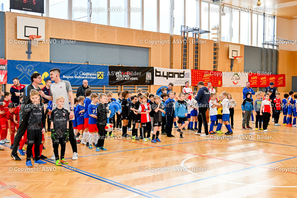 ASVÖ_ Fussballturnier SV Gallneukirchen_ 09.02.2025-150 | 09.02.2025, Gallneukirchen, AUT, ASVÖ, Fussball Nachwuchs Hallenturnier 2025, SV Gallneukirchen im Bild Teilnehmer U 9©Harald Dostal / fodo.media - Realisiert mit Pictrs.com