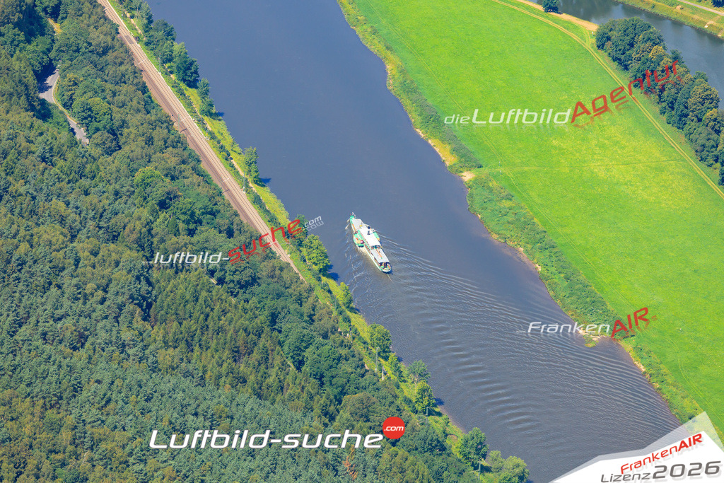 Die Luftaufnahme der Stadt Bad Schandau wurde vom UL-Flugzeug heraus erstellt ( keine Drohne )- hohe Auflösung für beste Qualität