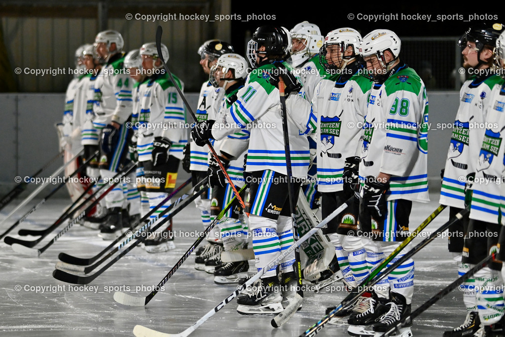 EC Tigers Paternion vs. EC Feld am See Ledenitzen | EC Feld am See Ledenitzen Mannschaft, EC Tigers Paternion vs. EC Feld am See Ledenitzen, EC Tigers Paternion vs. EC Feld am See Ledenitzen am 19.01.2025 in Villach (Eisplatz Paternion), Austria, (Photo by Bernd Stefan)