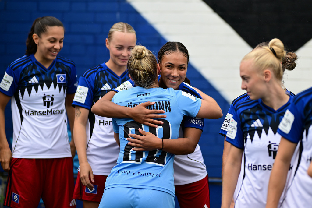Fußball I Frauen I Saison 2025-2026 I Testspiel I Hamburger SV - FC Viktoria 1889 Berlin | Der Sportfotograf. - Realisiert mit Pictrs.com