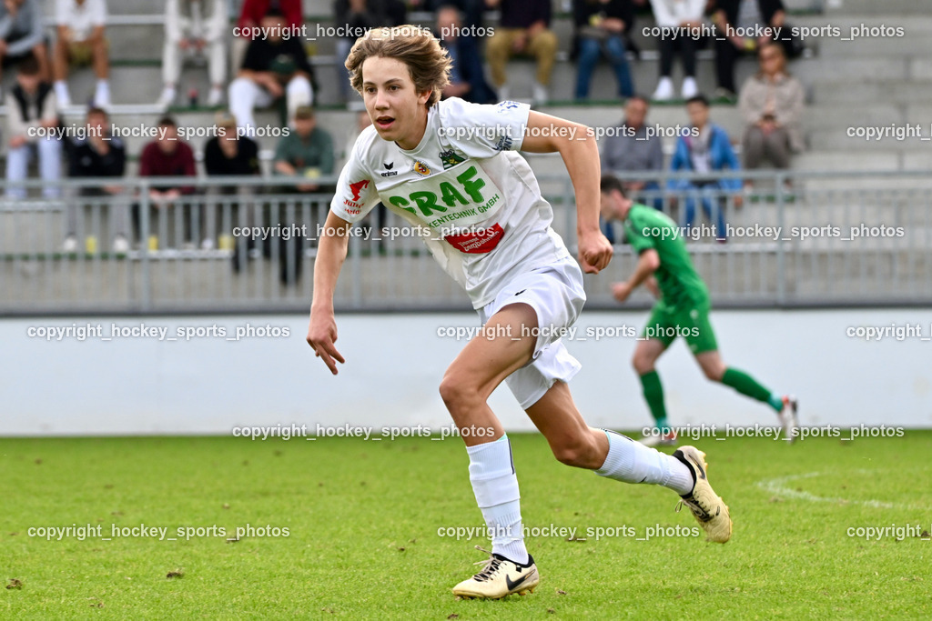 SC Landskron vs. Rapid Lienz | #3 Valentin Christian Dorer Rapid Lienz, SC Landskron vs. Rapid Lienz, SC Landskron vs. Rapid Lienz am 22.09.2024 in Villach (Sportanlage Landskron), Austria, (Photo by Bernd Stefan)